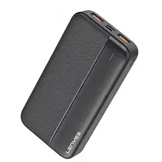 Зовнішній акумулятор Power bank 20000 mAh з USB, Lenyes PX263, Повербанк зі швидким заряджанням, фото 3