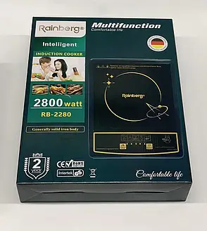Плита Rainberg RB-2280 індукційна 2800 Вт Електрична настільна плита, фото 3