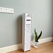 Вузька шафа для ванної кімнати та туалету підлогова (80 cm*15 cm*15cm), фото 4