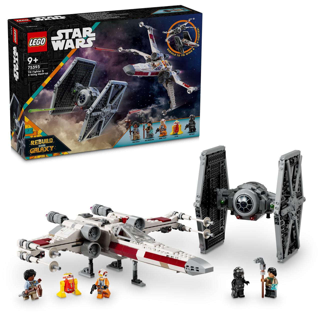 Лего Зоряні війни Винищувач TIE та Корабель X-wing Lego Star Wars 75393