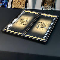 Нарди дерев'яні подарункові 50×23см знак зодіаку Водолій, фото 8