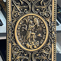 Нарди дерев'яні подарункові 50×23см знак зодіаку Водолій, фото 6