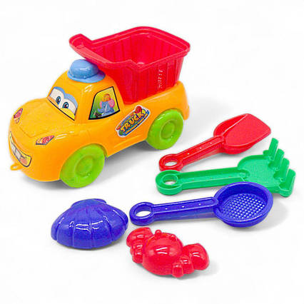 Машинка заводна "Самоскид", з пісочним набором, міні MIC (2911-1)