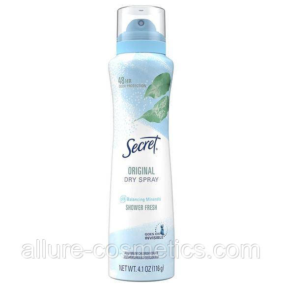Дезодорант спрей Secret Antiperspirant Deodorant Dry Spray SHOWER FRESH