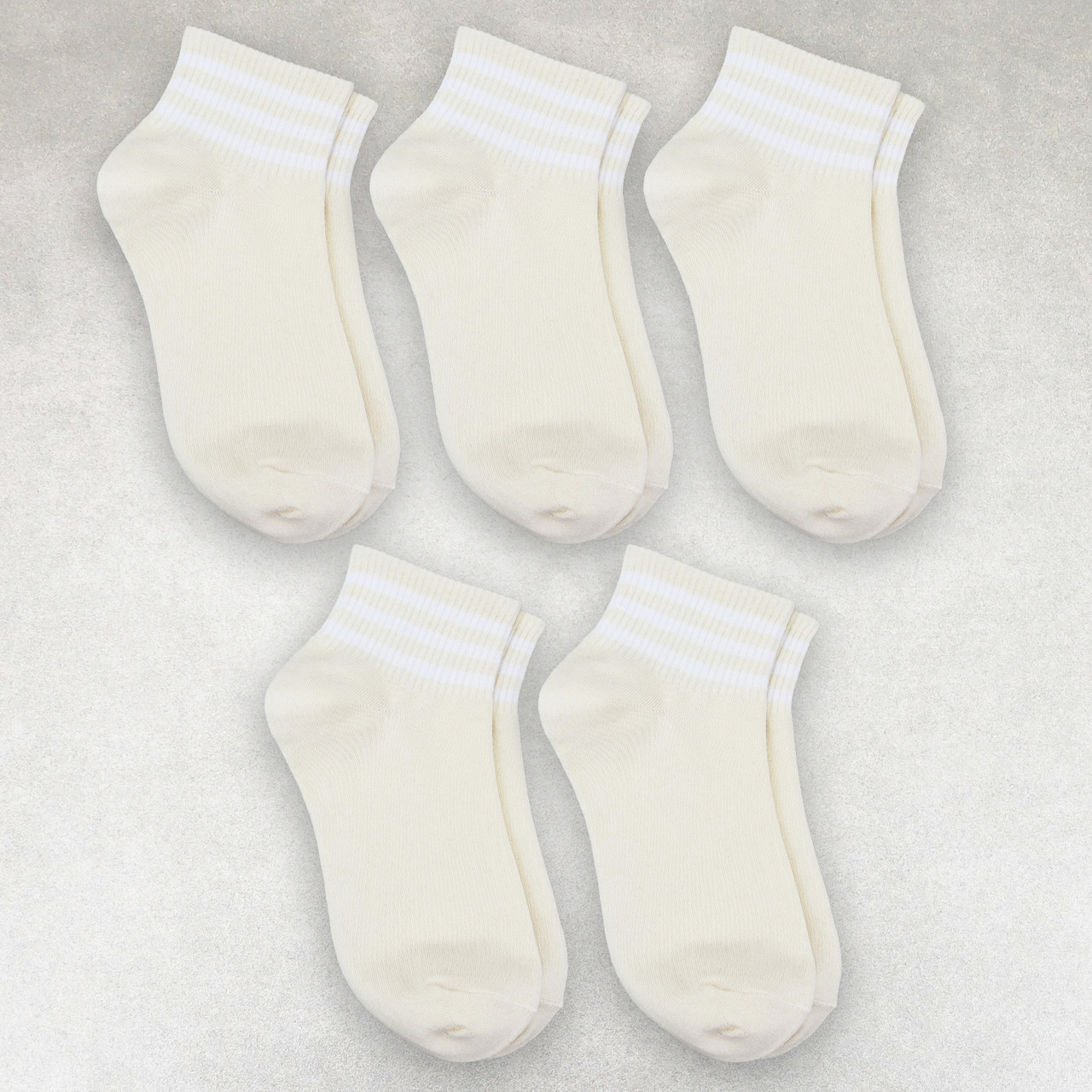 Шкарпетки жіночі 5 пар спортивні Latte з гумкою бавовняні розмір 38-40, фото 1