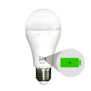 Ліхтар-лампа LED лампа акумуляторна (аварійна) CATA Е27 LED CT-4229 9W 6400K