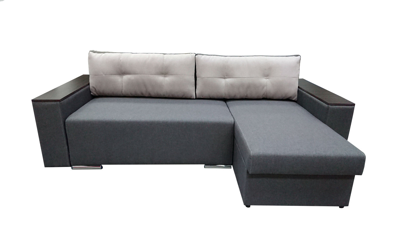 Диван кутовий BNB Edisson з отоманкою та бильцями MDF