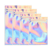 Сувенірний, ювелірний, подарунковий  пакет, паковання "Голограма"  6x10 см на ZIP LOCK, лазерне різання. 50 шт