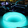 Неон з кантом 5 метрів + інвертор 24 В / Світлодіодна молдинг - стрічка, смужка - нитка / Підсвічування неонове, фото 3