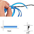 Неон з кантом 5 метрів + інвертор 24 В / Світлодіодна молдинг - стрічка, смужка - нитка / Підсвічування неонове, фото 8