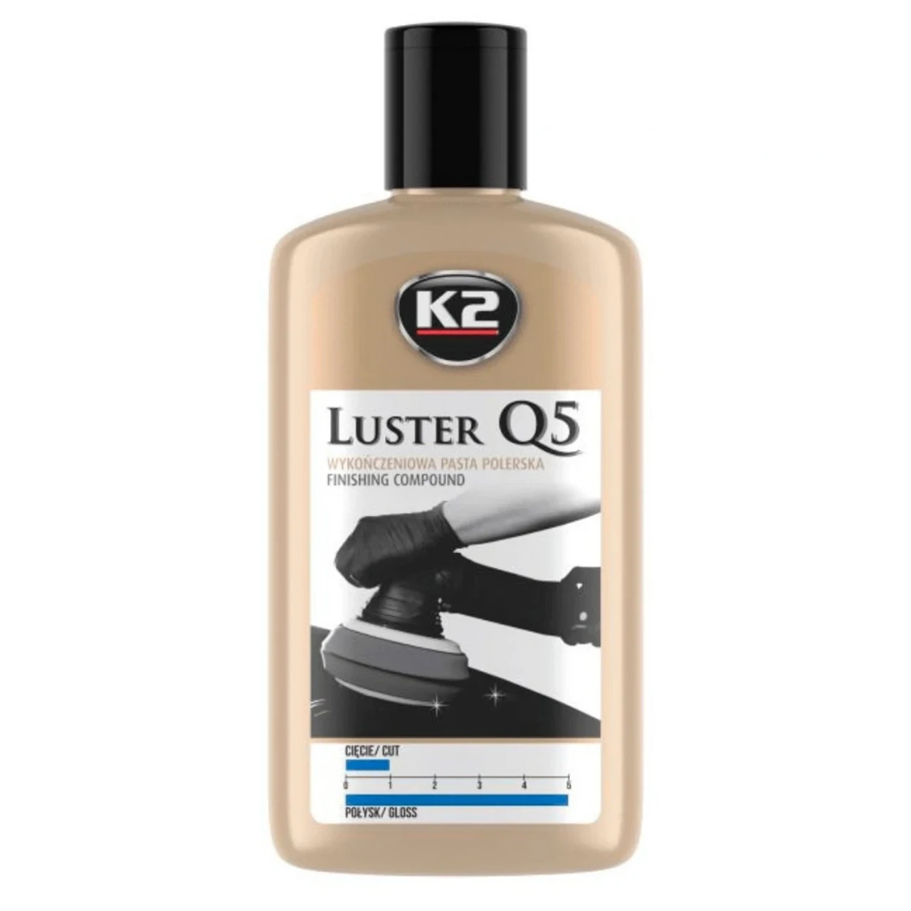 Паста для полірування кузова Luster Q5 Фінішна блакитна 250 г (L5200N) K2
