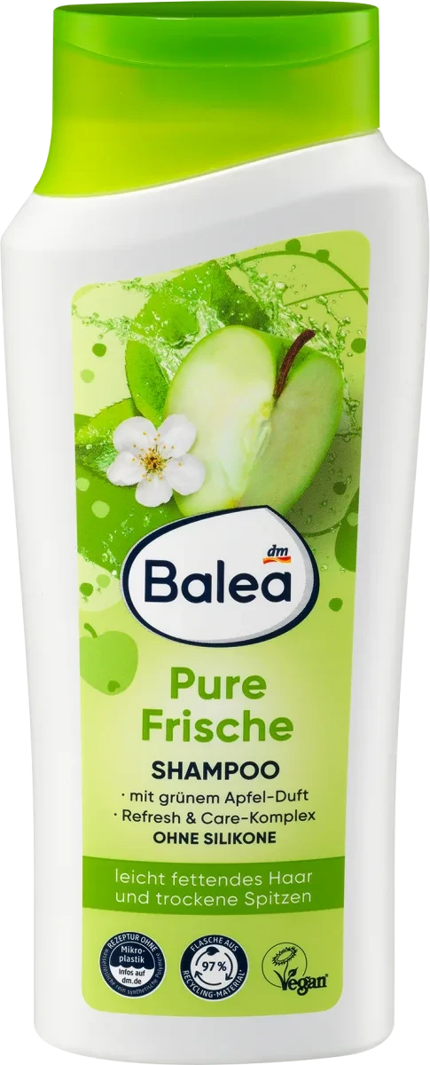 Шампунь для жирного волосся з сухими кінчиками Balea Pure Frische, 300 мл