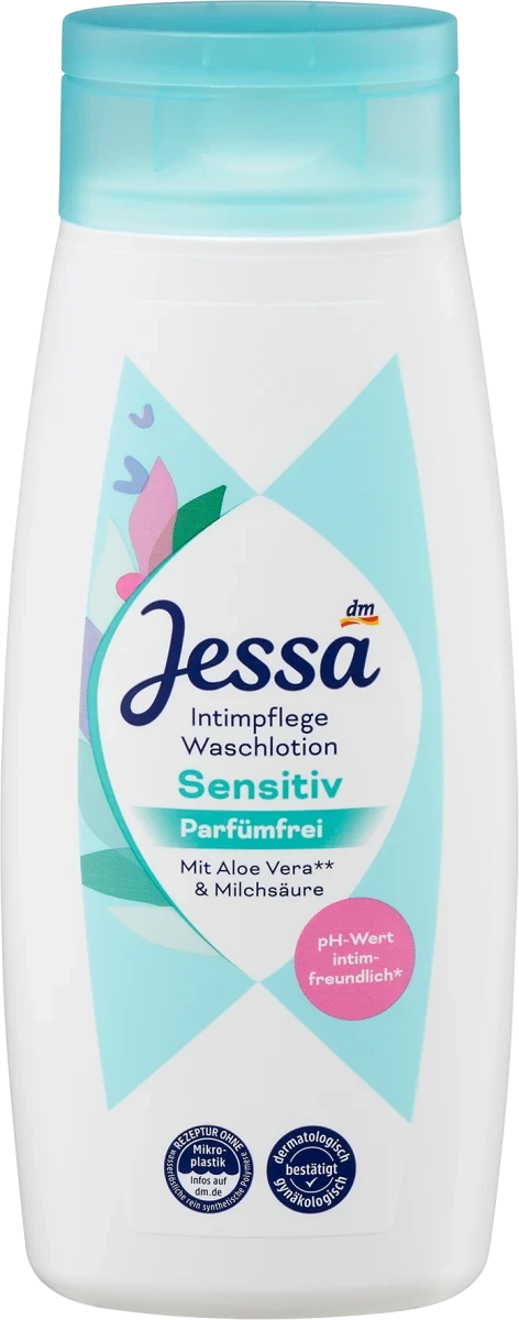 Інтим - гель Jessa Waschlotion Sensitiv mit Aloe Vera, 300 мл
