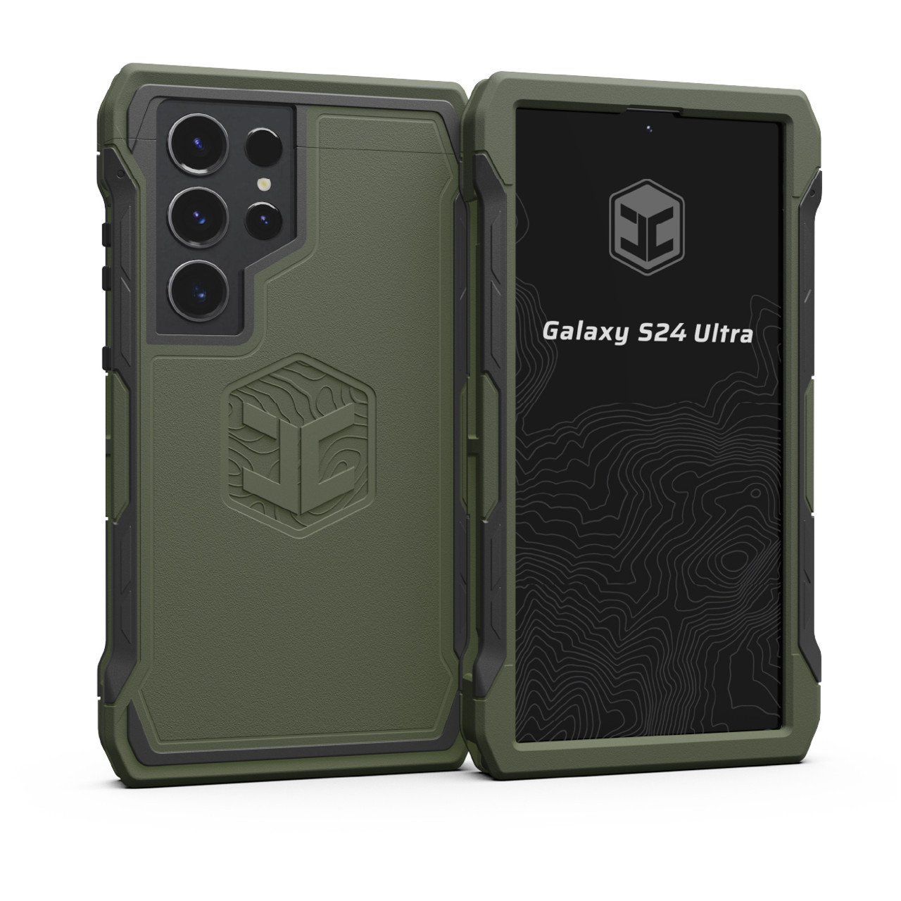 Чохол протиударний Juggernaut ADVNTR S24 Ultra Case, Розмір: XL, Колір: Olive Drab, JG.ADVNTR.S24U-OD, фото 1