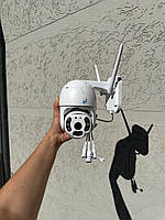 Камера видеонаблюдения 4G 3G от сим-карты, уличная 4МП с интернетом