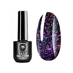 Базове покриття з пластівцями юки SAGA Professional Royal Base #2, 9 мл