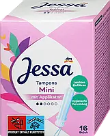 Тампони з аплікатором Jessa Mini mit Applikator - 2 краплі, 16 шт