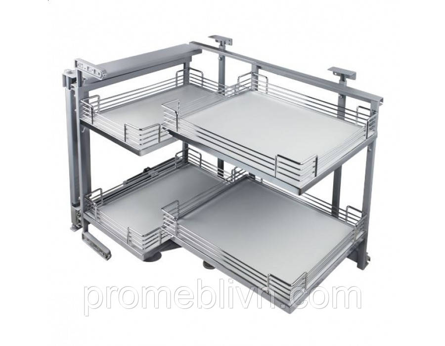 Магічний кут FRONT 900мм хром правого відкривання Muller 98814, фото 1