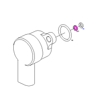 Уплотнительное кольцо клапана топлевной рейки на Мерседес Спринтнр 2.2/2.7 CDI — BOSCH (Германия) - F00N000066