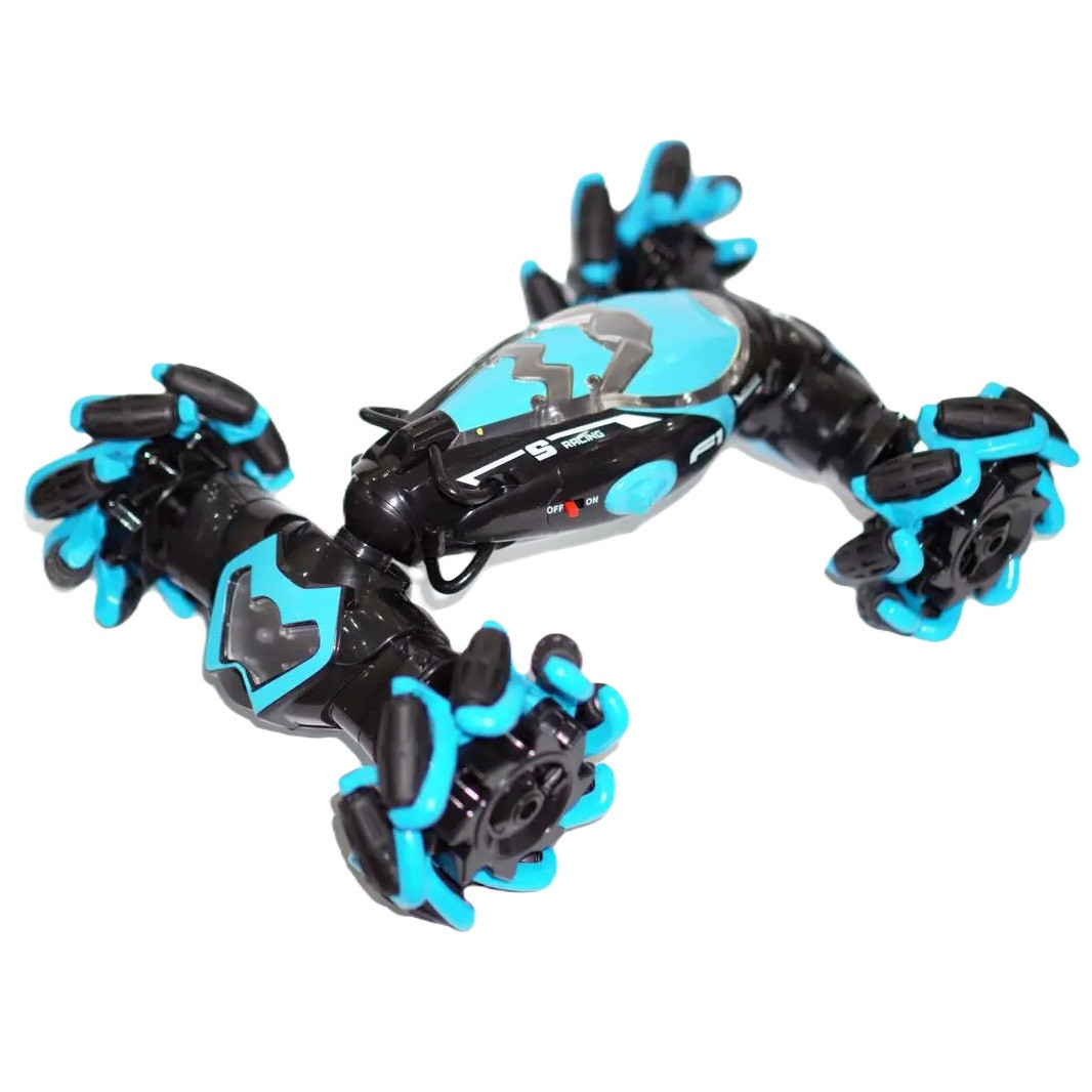 Машинка перевeртыш Stunt Car 666-809BA с пультом и управлением от руки Blue (3_04562) - фото 1 - id-p2295613283