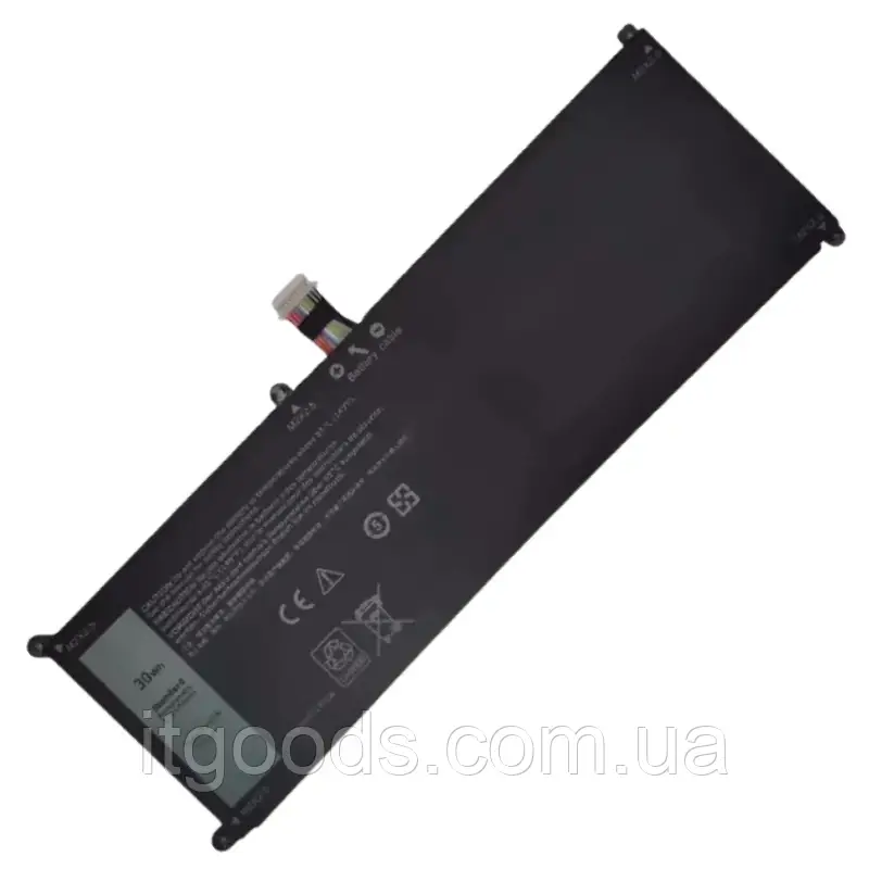 Батарея для ноутбука Dell 7VKV9 9TV5X V55D0 7.6V 30Wh XPS 12 9250 Tablet / Latitude 12 7000 7275 0V55D0