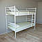 Ліжко двоярусне Tobi Sho COMFORT DUO металеве 200X80 Білий, фото 3