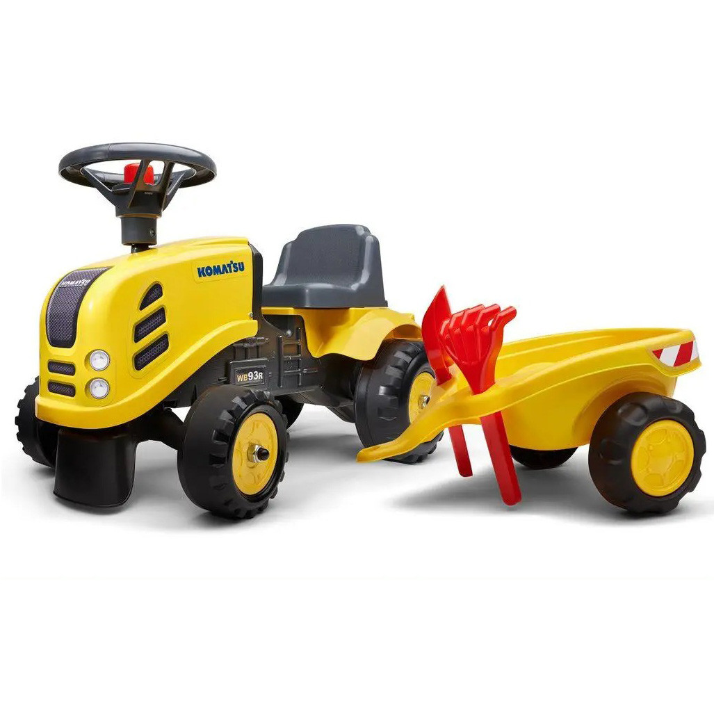 Детский трактор каталка с прицепом Falk Baby Komatsu 286C для детей ...