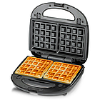 Бутербродниця мультипекар 4в1, 2200W, Rainberg RB-5408 / Сендвічниця з антипригарним покриттям, фото 5