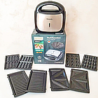 Бутербродниця мультипекар 4в1, 2200W, Rainberg RB-5408 / Сендвічниця з антипригарним покриттям, фото 9