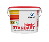 Фарба для стін та стель FARBMANN STANDART 3 (ФАРБМЕН СТАНДАРТ 3) 9л (А) матова біла, фото 3