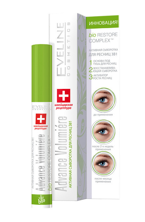 Сироватка для вій Eveline Advance Volumiere 10 мл (5907609337559)