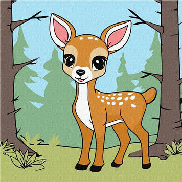 Картина за номерами Ideyka - Чарівне оленятко ©art_selena_ua