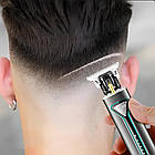 Машинка для стрижки, 4 насадки, від USB, VGR-009 / Тример універсальний / Бездротовий тример для бороди, фото 4