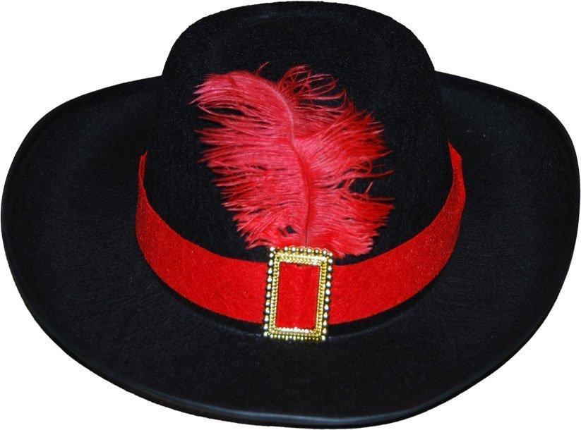 Капелюх Мушкетер чорний дитячий