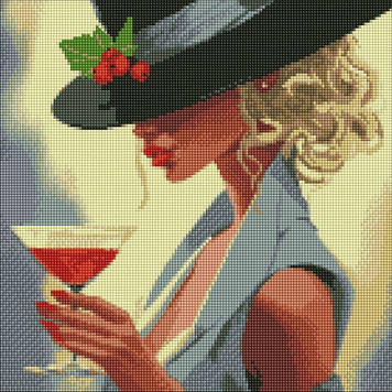 Алмазна мозаїка Ideyka - Космополітен ©art_selena_ua