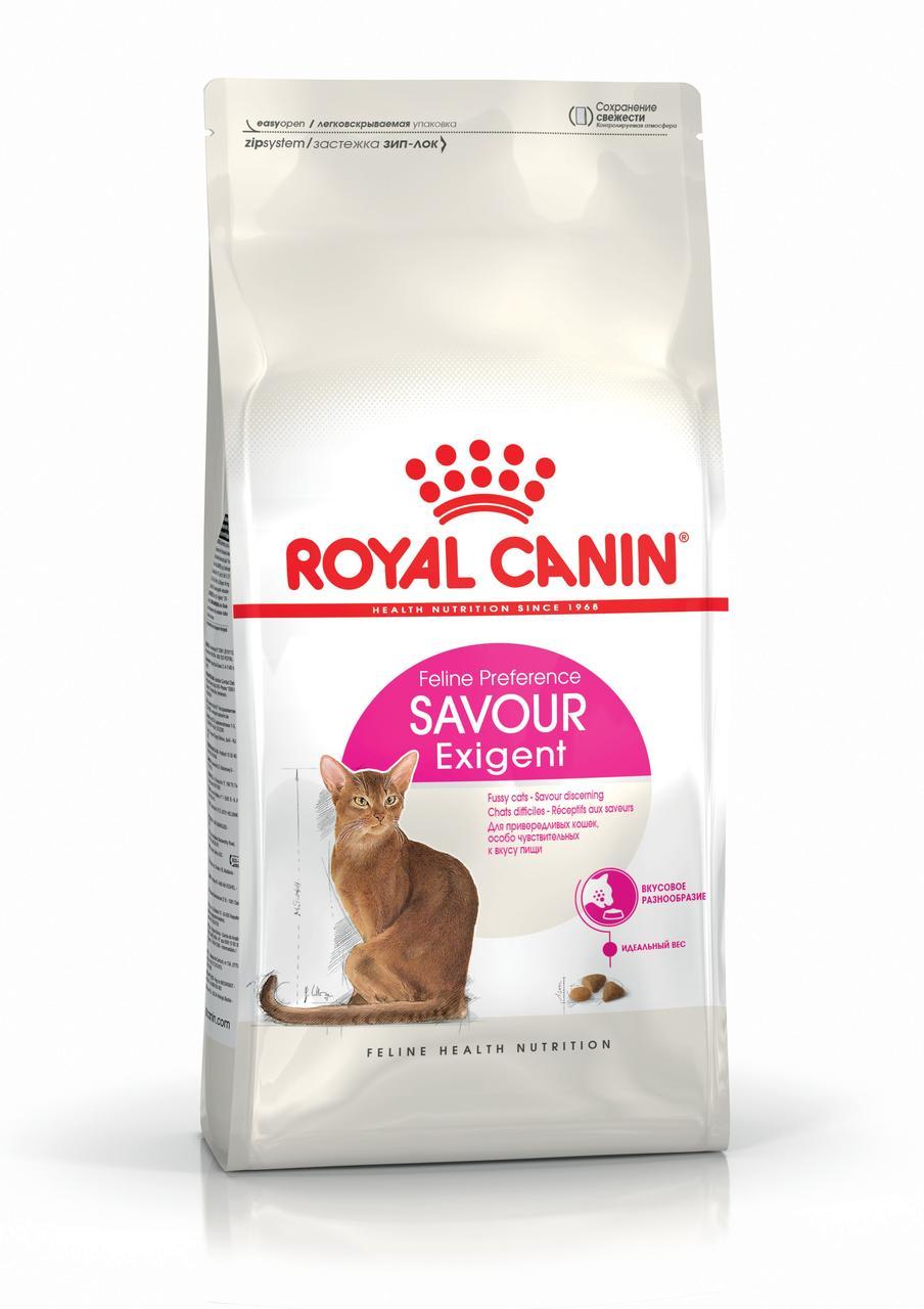 Корм для дорослих котів від 12 місяців до 7 років ROYAL CANIN EXIGENT SAVOUR 2,0 кг, вимогливих до смакових якостей корму, фото 1