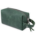 Шкіряна косметичка унісекс GRANDE PELLE 11571 Зелений, фото 2