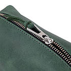 Шкіряна косметичка унісекс GRANDE PELLE 11571 Зелений, фото 5