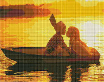 Алмазна мозаїка Ideyka - Перше кохання