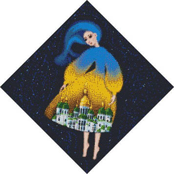 Алмазна мозаїка Ideyka - Берегиня Софіївська ©mosyakart