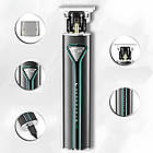 Машинка для стрижки, 4 насадки, від USB, VGR-009 / Тример універсальний / Бездротовий тример для бороди, фото 5