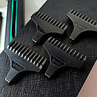 Машинка для стрижки, 4 насадки, від USB, VGR-009 / Тример універсальний / Бездротовий тример для бороди, фото 6