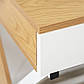 Стіл письмовий на ніжках Rea 120х60 см дуб золотий та білий з висувними шухлядами для підлітка, фото 7