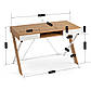 Стіл письмовий на ніжках Rea 120х60 см дуб золотий та білий з висувними шухлядами для підлітка, фото 9