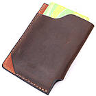 Оригінальний картхолдер з утримувачем для Apple AirTag з натуральної шкіри GRANDE PELLE 11609 Коричневий, фото 6