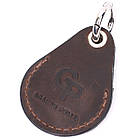 Надійний брелок-тримач для Apple AirTag із вінтажної шкіри GRANDE PELLE 11615 Коричневий, фото 2