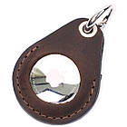 Надійний брелок-тримач для Apple AirTag із вінтажної шкіри GRANDE PELLE 11615 Коричневий, фото 5