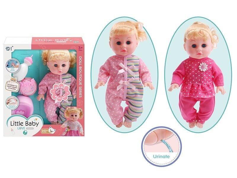Пупс BM 3317-4 - 2 види, закриває очі, ходить в туалет, звуки, говорить мама, тато, пляшечка, горщик, шпилька для волосся