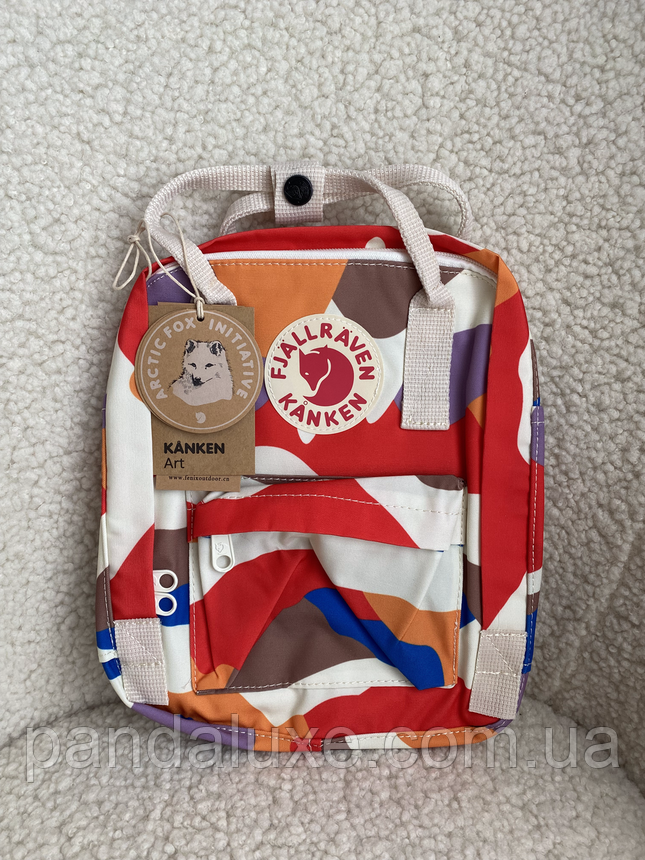 Рюкзак маленький канкен Fjallraven Kanken Mini 7л різнокольоровий, фото 1