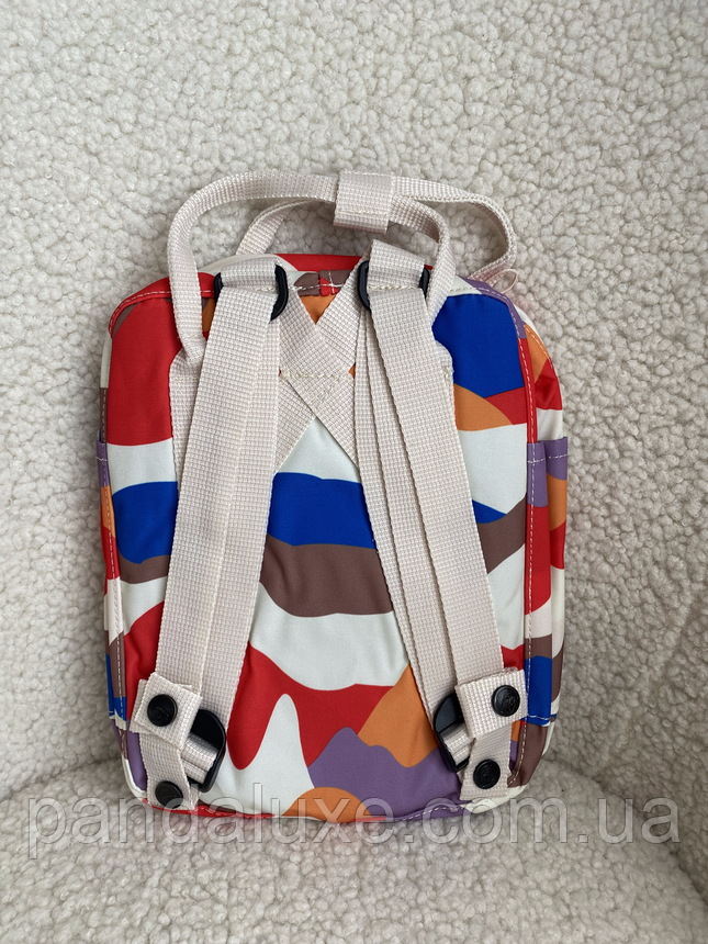 Рюкзак маленький канкен Fjallraven Kanken Mini 7л різнокольоровий, фото 3